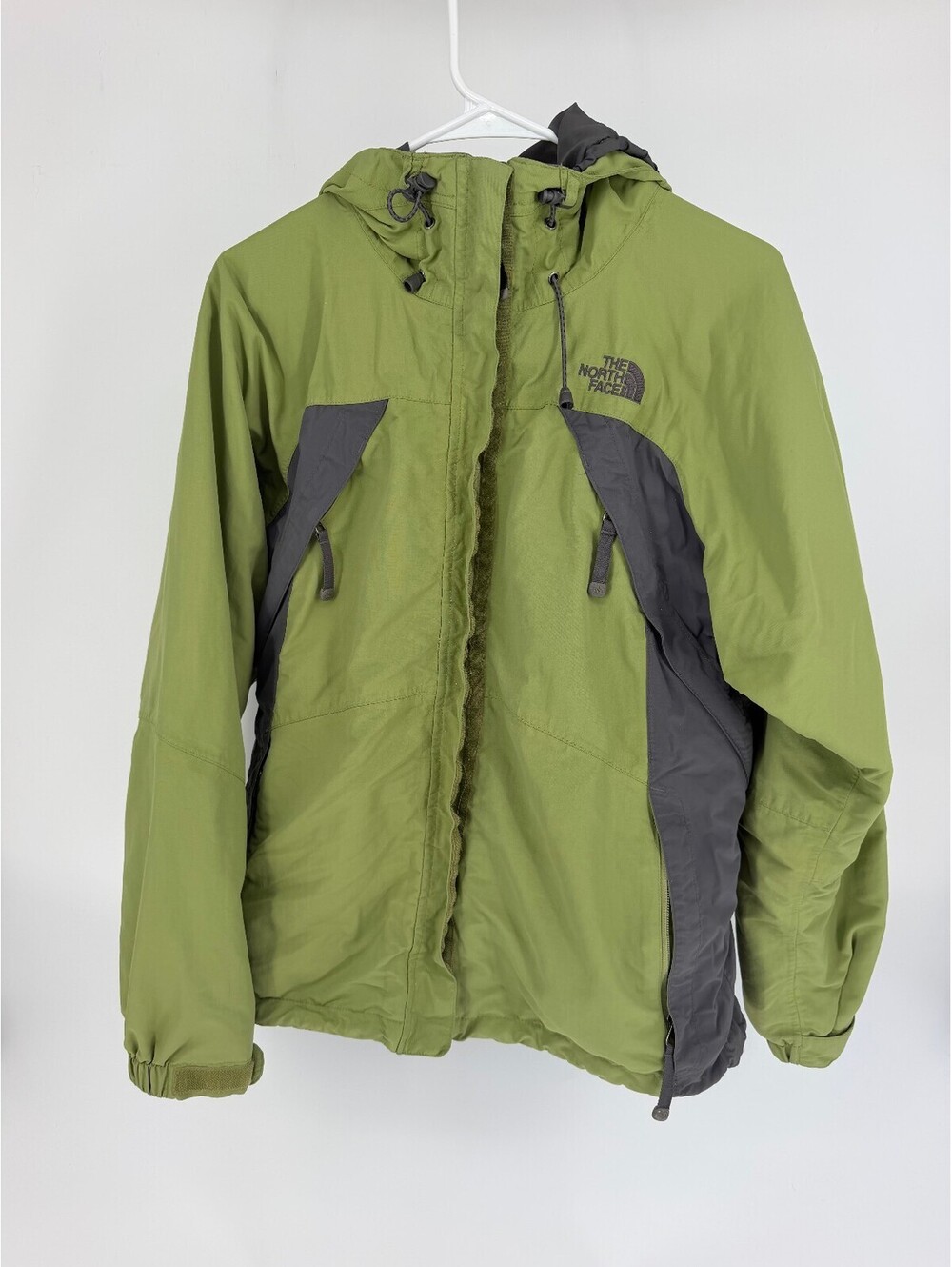The North Face Women's Utility Jacket Green and Gray Medium